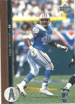 Todd McNair Houston Oilers 1996 Upper Deck NFL #192